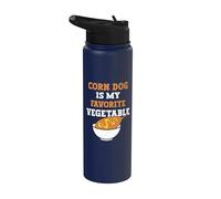 Corn Dogs is My Favorite Vegetable Stainless Steel Insulated Water Bottle