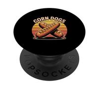 Corn Dogs Retro Fair Food Snack PopSockets Adhesive PopGrip