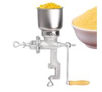 Corn Grinder | Adjustable Cast Iron Hand Crank Tool | Flour Grinder Mill | for Cooking Grinding Food Prepping Tortillas Bread Dough Coffee Bakery Restaurant Farm