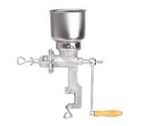 Corn Grinder | Cast Iron Adjustable Hand Crank Grinding Tool | Hand Crank Grain Mill | Tortillas Bread Dough Coffee Home Bakery Restaurant Farm Cooking Prepping Industrial