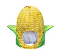 Corn Hat Costume - Quirky Foods Topper, Yellow Cob Leaf | Creative Novelty Cap for the Celebration 'Autumn, A Hilarious Farming Outfit Supplier Cabins, Events On