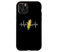 Corn Heartbeat ECG Funny Corn On The Cob Farmers Lovers Joke Case for iPhone 11 Pro