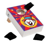 Corn Hole Game,Wooden Portable Educational,Desktop Kids Cornhole Board Game Set - for Boys Girls Indoor Home Office Travel School Lawn Yard Party Gatherings