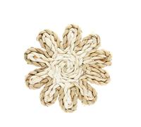 Corn Husk Coaster in Natural, Woven Coasters for Drinks, Round Style. | picture frames, photo frames, frame, wooden photo frame, picture display, wall art mount, wooden tabletop, portrait gallery