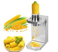 Corn Kernel Remover, Electric Corn Sheller Machine with 40W Motor and 6.5cm Feed Inlet, Stainless Steel Corn Stripper for Kitchens & Restaurants 4cm