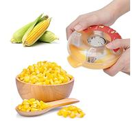 Corn Kerneler Kitchen Tool, Small Portable Manual One Step Corn Stripper | 4.5x1.5in No Mess Threshing Cutter Tool, Sweet Corn Sheller Machine for Kitchen Home Restaurant BBQ Rv Trips Outdoor Living