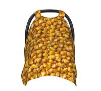 Corn Kernels Print Baby Car Seat Covers, Breathable Nursing Cover Breastfeeding Cover, Stroller Covers, Multi-use Infant Carseat Canopy, Baby Boys Girls Newborn Essentials