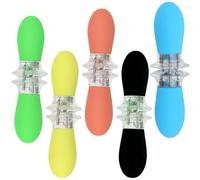 Corn on The Cob Holders, 5 Pairs Stainless Steel Corn Cob Skewers, Sweetcorn Holders for BBQ Parties, Camping, Picnics and Family Dinners, Multicolor (Green, Blue, Yellow, Black)