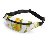 Corn on The Cob Image Fanny Pack Fanny Packs for Women Men Waist Bag Mens Fanny Pack Womens Fanny Pack Fanny Pack Men Running Fanny Pack Small Fanny Packs for Women, style, 36*15cm