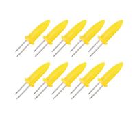 Corn on the cob skewers, corn on the cob holder, stainless steel corn holder, corn cob needle, for home cooking, barbecues, parties, Christmas parties, outdoor barbecues, 10 pieces.