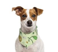 Corn Peas Pod Beans Pod Caper,Dog Bandanas Cotton Pet Scarf Adjustable Bibs for Pet,S