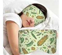 Corn Peas Pod Beans Pod Caper, Sleep Mask for Home Travel, Full Eye Covers Light Blocking Eye Mask Sleep Eye and Ear Muffs