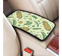 Corn Peas Pod Beans Pod Caper, Vehicle Center Console Armrest Cover Pad Soft Comfort Car Handrail Box Cushion Universal