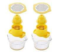 Corn Peeler,Corn cob Stripping Tool Corn Cutter & Remover with Built-in Cup Grater,Corn Kernel Cutter Ginger Grater,Kitchen Tools and Gadgets,Quick Corn Cob Stripping Tool Corn Cutter (2pcs)