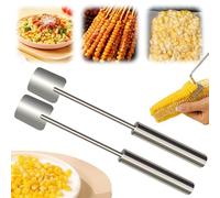 Corn Peeler Corn Peeler for Corn on The Cob,2025 Corn Cob Stripper Cutter Remover,Corn Peelers on The Cobs Holders for Women Home Dining Enthusiasts Kitchen Gadget (2 Pack)