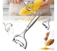 Corn Peeler for Corn on the Cob, Corn Cob Stripper Tool, Stainless Steel Corn Stripper Tool - Kernel Remover for Corn Cob, Kitchen Gadget for Home Cooks, Dishwasher Safe Corn Scrape (Pcs, 1)