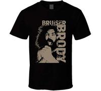 Corn Plane Bruiser Brody Wrestling T Shirt BlackL