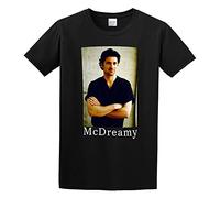 Corn Plane Mcdreamy Patrick Dempsey Anatomy T-Shirt Funny Top Tee Camiseta Short-Sleeve for Men BlackM
