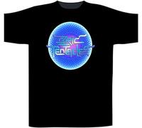 Corn Plane Ozric Tentacles - Bubble Logo T Shirt Black Casual Round Neck T Shirt Black XXL