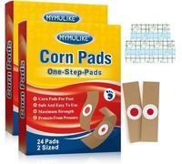 Corn Removal Pads, 48 Count MYMULIKE Corn Plasters Relief Corn Pain, Corn Remover for Feet, Hand, Toe for Feet Care and Wart Remover Corn Cushions Pads Foot Care