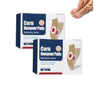 Corn Removal Pads - Verruca Remover Patches - Corn Plasters with Protective Hole - Foot Clavus Remover Cushions, Ideal for Toe Clavus & Hard Skin, Relieves Pressure & Soothes Discomfort (2 Boxes)