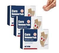 Corn Removal Pads - Verruca Remover Patches - Corn Plasters with Protective Hole - Foot Clavus Remover Cushions, Ideal for Toe Clavus & Hard Skin, Relieves Pressure & Soothes Discomfort (3 Boxes)