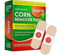 Corn Removers for Toes Feet Bandages: Corn Cushions and Small Callus Removal with 40% Salicylic Acid Long Adhesive - for Adult Seniors Nurses Hikers Athletes 23 Pads