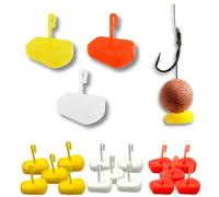 Corn Shaped Bait Stops for Hair Rigs - Boilie Stops for Carp, Tench & Barbel Fishing (10/20/50 Pack, (Yellow, One Size)