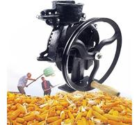 Corn Sheller Hand Crank, Steel Thresher with Stand, 40-60kg/h, 98% Threshing Efficiency, Durable Corn Stripping Machine for Home and Farm Use