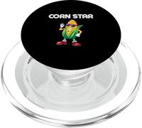 Corn Star Funny Corn On The Cob Humor Corn Star PopSockets PopGrip for MagSafe