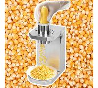 Corn Thresher Machine, Electric Peeler with 6.5cm Feed Inlet, for Raw & Cooked Corn, 1000-1500KG/H Threshing Rate, Improve Efficiency, Complete Undamaged Output
