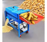 Corn Threshing Machine, 380W Automatic Corn Stripping Machine with Double Rollers and Belt Drive, Adjustable 14 Levels Corn Size,1000-1500KG/H Threshing Rate,Complete Undamaged,Improve Efficiency
