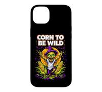 Corn To Be Wild Halloween Scarecrow Illustration Graphic Case for iPhone 14 Plus