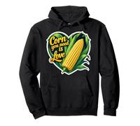Corn You Neen Is Love Corncob Lover On The Cob Festival Pun Pullover Hoodie