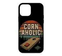 Cornaholic Cornhole Bean Bag Toss Retro Sunset Case for iPhone 12 mini