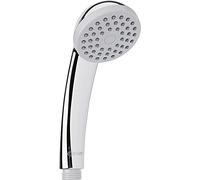 Cornat Amarela TECB3472 Hand-Held Shower Head - 67 mm Head Diameter - Chrome-Plated - 1 Jet Type - Anti-Limescale & Water-Saving Insert/Shower Head for Showers & Baths