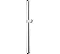 Cornat Carpuso TECB3443 Wall Rail 70 cm Length Adhesive Mounting No Drilling with Magnetic Hand Shower Holder Extra Flat Design Chrome-Plated Shower Rail Shower Holder