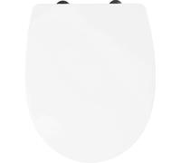 Cornat Casal KSCASC00 Toilet Seat - Classic White Look - Easy-Care Thermoplastic - Quick Up & Clean Function - Soft-Close Mechanism - Comfortable Assembly from Top/Toilet Seat/Toilet Lid