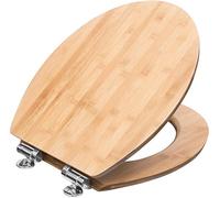 Cornat Ligna KSLIGBSC High-Quality Real Bamboo-Soft Close-Comfortable Feel-Elegant Wood Look Fits in Any Bathroom Seat/Toilet Lid