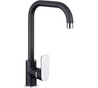 Cornat Noir Single Lever and Thermostatic Mixer Tap Black Edition Robust Die-Cast Body Matt Black/Single Lever Mixer/Shower/Washbasin Fitting, NERSC5