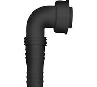 Cornat Recycled Hose Connection - 90° Branch - 1 Inch Female Thread - Diameter 20 mm - 24 mm - Made from Recycled Plastics - Made in Germany Quality/Angled Flush-Mounted Machine Connection /