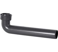 Cornat Recycled Outlet Pipe 90° - 1 1/2 Inch x 40 mm - 230 mm Length - for Connecting the Waste Water Connection - Made from Recycled Plastics - Made in Germany Quality / T355604R