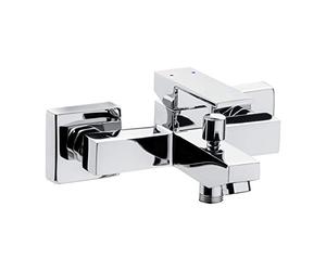 Cornat Sintra SIN2 Brass Body Chrome-Plated 1/2 Inch Shower Outlet/Single Lever Mixer Wall Mounting, Bath tap