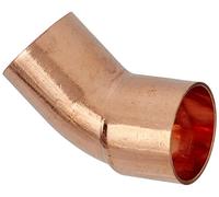 CORNAT T564022 Soldering-Bend 45° 22mm, 10pcs, Clear, 22 mm, Set of 10 Pieces