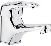 Cornat TAV1 Tavira Single-Lever Mixer Tap - High Quality Brass Body - Chrome-Plated - with Pull Drain Fitting/High Pressure Tap/Tap for Bathroom/Sink Tap