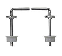 CORNAT TEC364897 Toilet Seat Hinge with Mounting - Clear