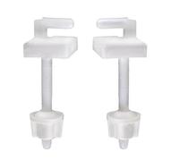 CORNAT TEC364996 Toilet Seat Hinge with Mounting - Clear