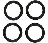 CORNAT TEC380252 13.95 x 2 .62 mm Rubber O-Ring Seal - Clear (4-Piece)