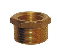 CORNAT TEC396305 Reducing Sleeve 1ETx1/2IT Brass, Red-Piece, 1 Zoll Aussengewinde x 1/2 Zoll Innengewinde