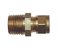CORNAT TEC583020 Str.Press-Screw coupl. ET1/2 x18mm, Brown, 1/2 Zoll Aussengewinde x Ø 18 mm